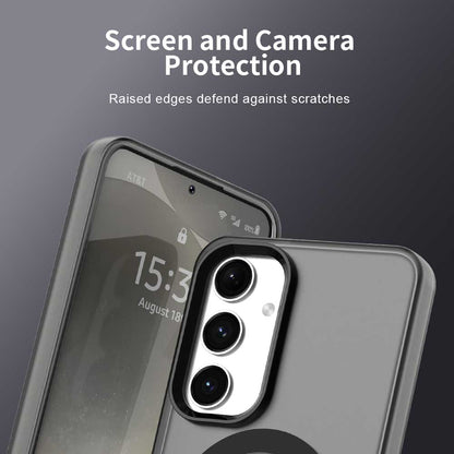 Custodia MagSafe per Samsung Galaxy S25 S931 / S24 S921, Techsuit, CandyCase, Nera