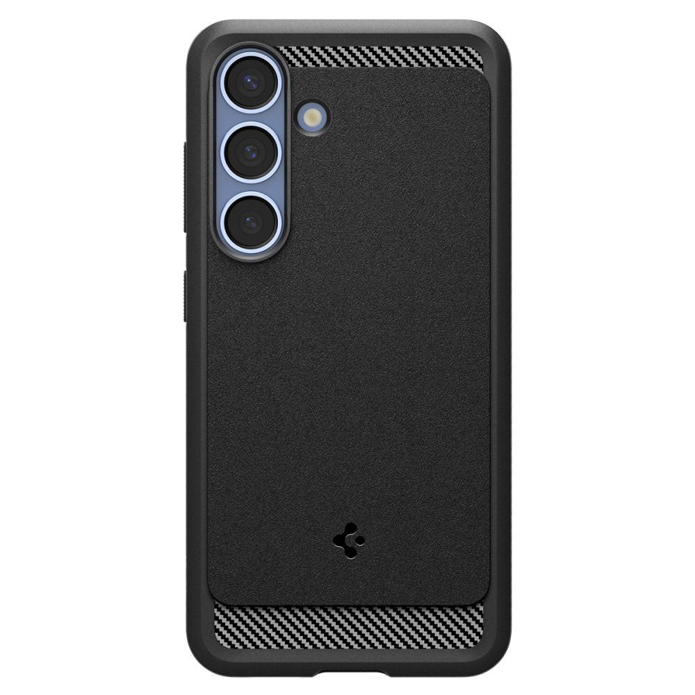 Custodia MagSafe per Samsung Galaxy S25 S931, Spigen, Rugged Armor, Nera Opaca ACS08998