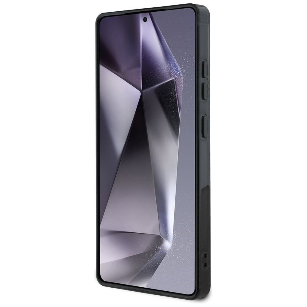 Custodia MagSafe per Samsung Galaxy S25 Ultra S938, Guess, IML Peony On 4G Background, Nera