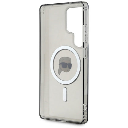 Custodia MagSafe per Samsung Galaxy S25 Ultra S938, Karl Lagerfeld, IML Karl's Head, Nera