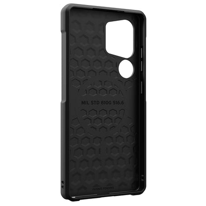 Custodia MagSafe per Samsung Galaxy S25 Ultra S938, Urban Armor Gear, Metropolis LT Topography, Nera