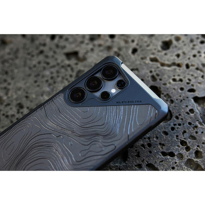 Custodia MagSafe per Samsung Galaxy S25 Ultra S938, Urban Armor Gear, Metropolis LT Topography, Nera