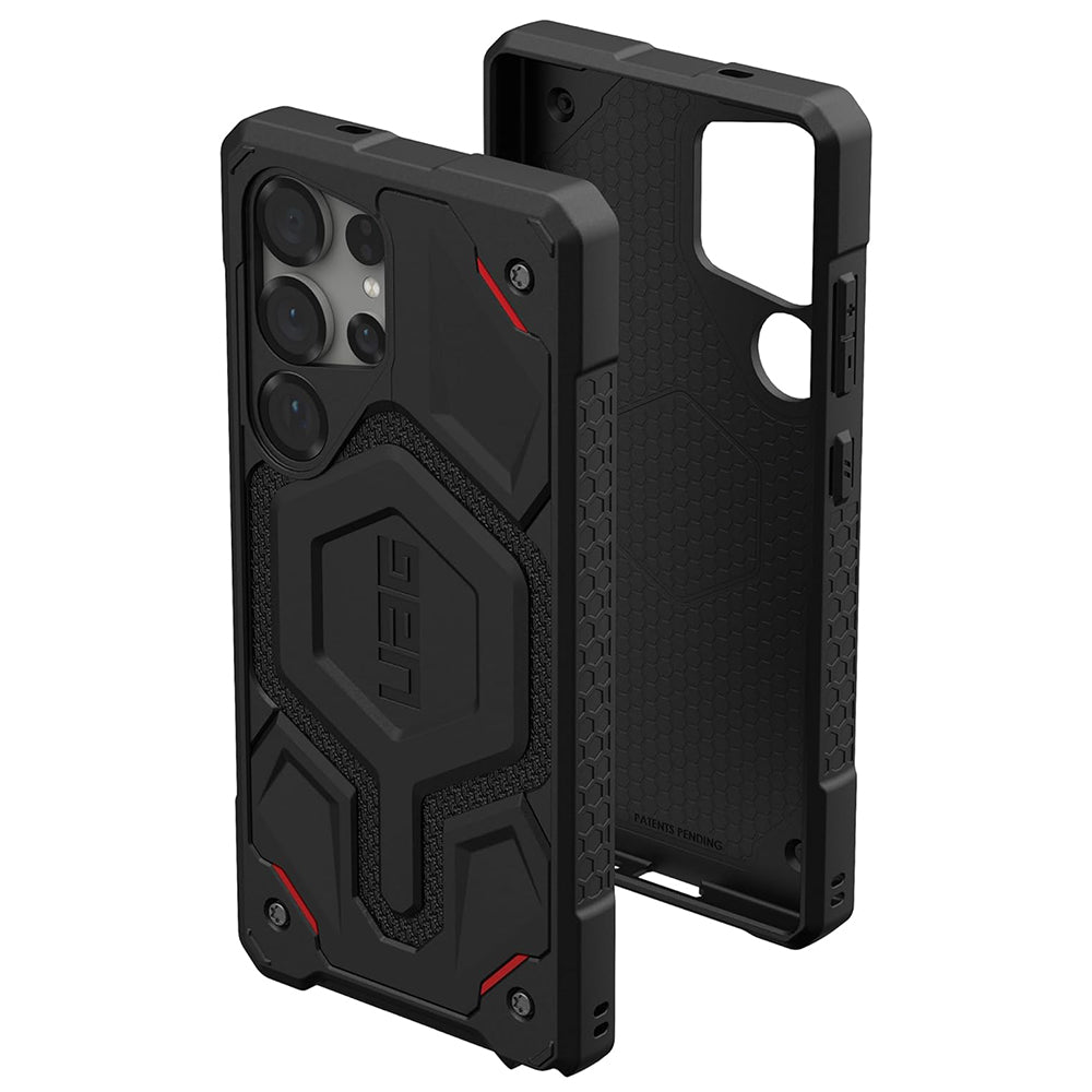 Custodia MagSafe per Samsung Galaxy S25 Ultra S938, Urban Armor Gear, Monarch Pro Kevlar, Nera