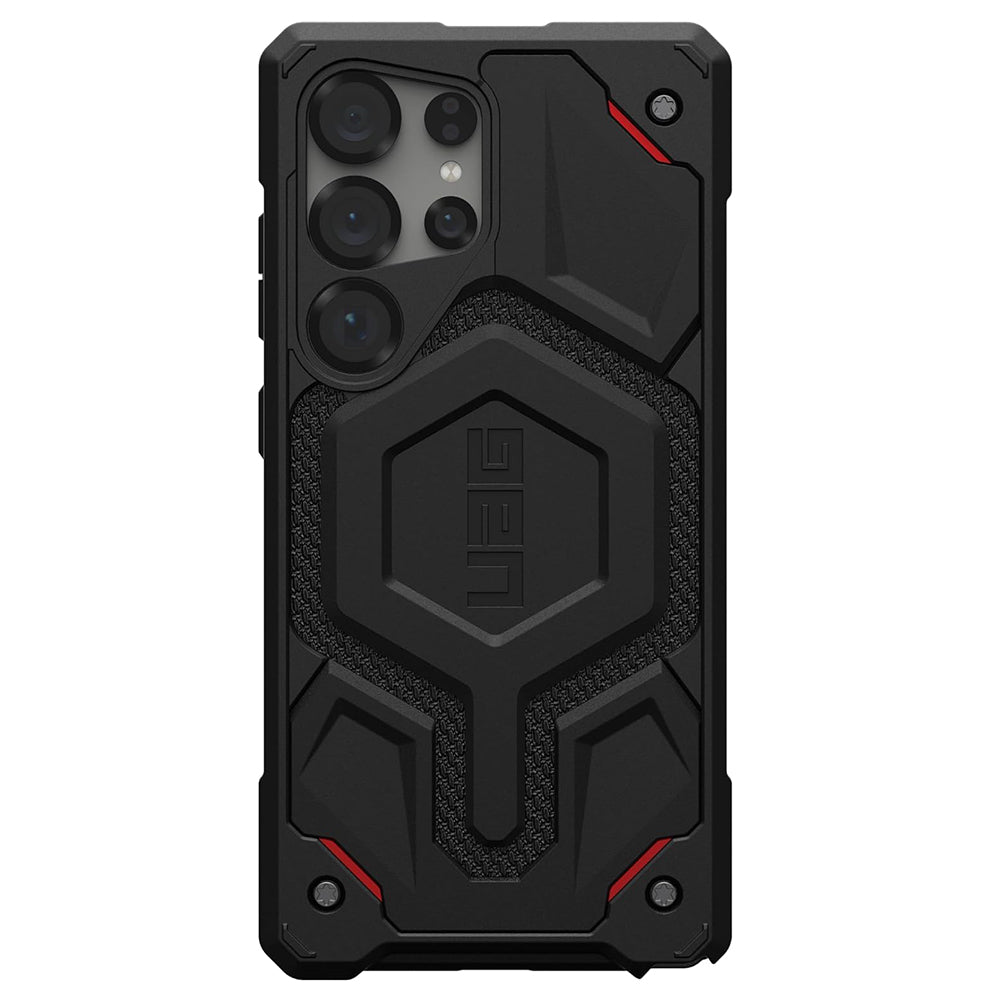 Custodia MagSafe per Samsung Galaxy S25 Ultra S938, Urban Armor Gear, Monarch Pro Kevlar, Nera