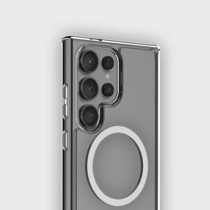 Custodia MagSafe per Samsung Galaxy S26 S942, Blueo, Crystal+ Anti-Drop, Trasparente