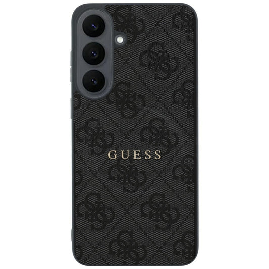 Custodia MagSafe per Samsung Galaxy S26 FE S741, Guess, 4G Embossed Ring Classic Logo, nera