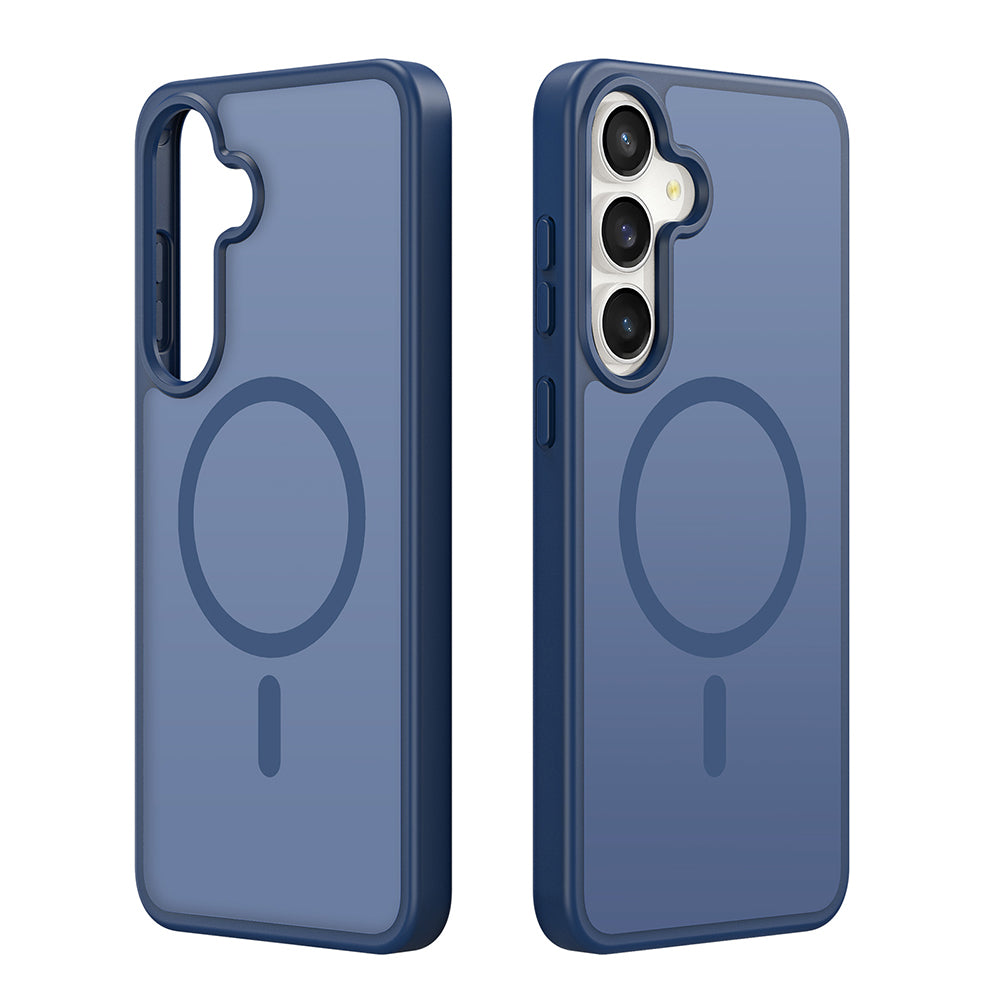 Cover MagSafe per Samsung Galaxy S26 FE S741 / S25 FE, DUX DUCIS, Yind, blu scuro