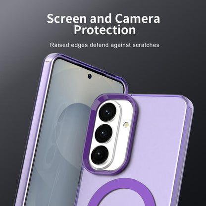 Custodia MagSafe per Samsung Galaxy S26 FE S741, Techsuit, CandyCase, Viola