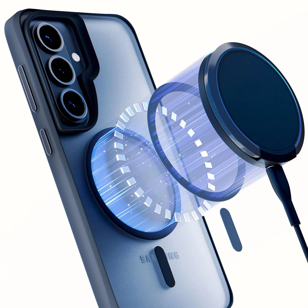 Custodia MagSafe per Samsung Galaxy S26 Plus, 3MK, Satin Armor, Trasparente