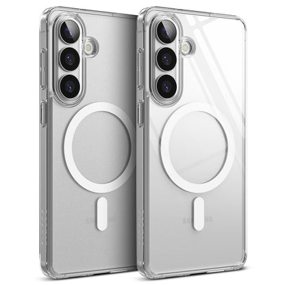 Custodia MagSafe per Samsung Galaxy S26 Plus, Ringke, Fusion, Trasparente Opaca