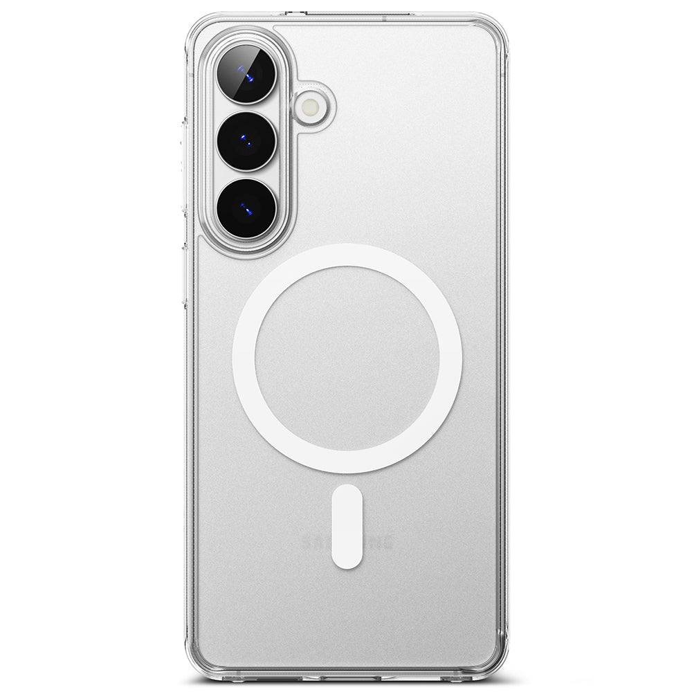 Custodia MagSafe per Samsung Galaxy S26 Plus, Ringke, Fusion, Trasparente Opaca