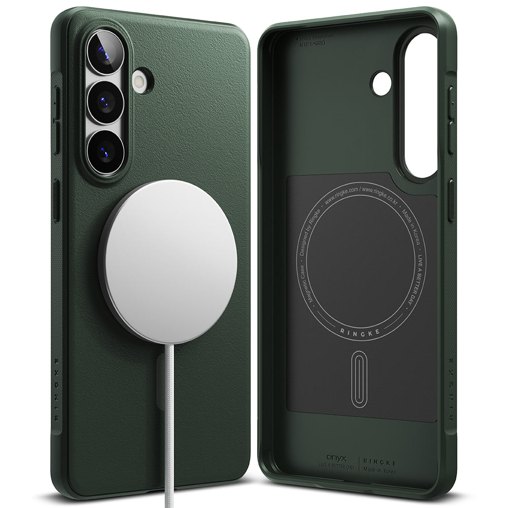Custodia MagSafe per Samsung Galaxy S26 Plus S947, Ringke, Onyx, Verde Scuro