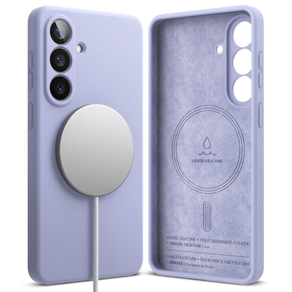 Custodia MagSafe per Samsung Galaxy S26 Plus S947, Ringke, Silicone, Viola