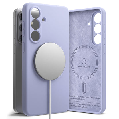 Custodia MagSafe per Samsung Galaxy S26 Plus S947, Ringke, Silicone, Viola