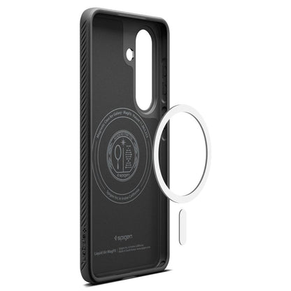 Custodia MagSafe per Samsung Galaxy S26 Plus S947, Spigen, Liquid Air, Nera Opaca ACS10704
