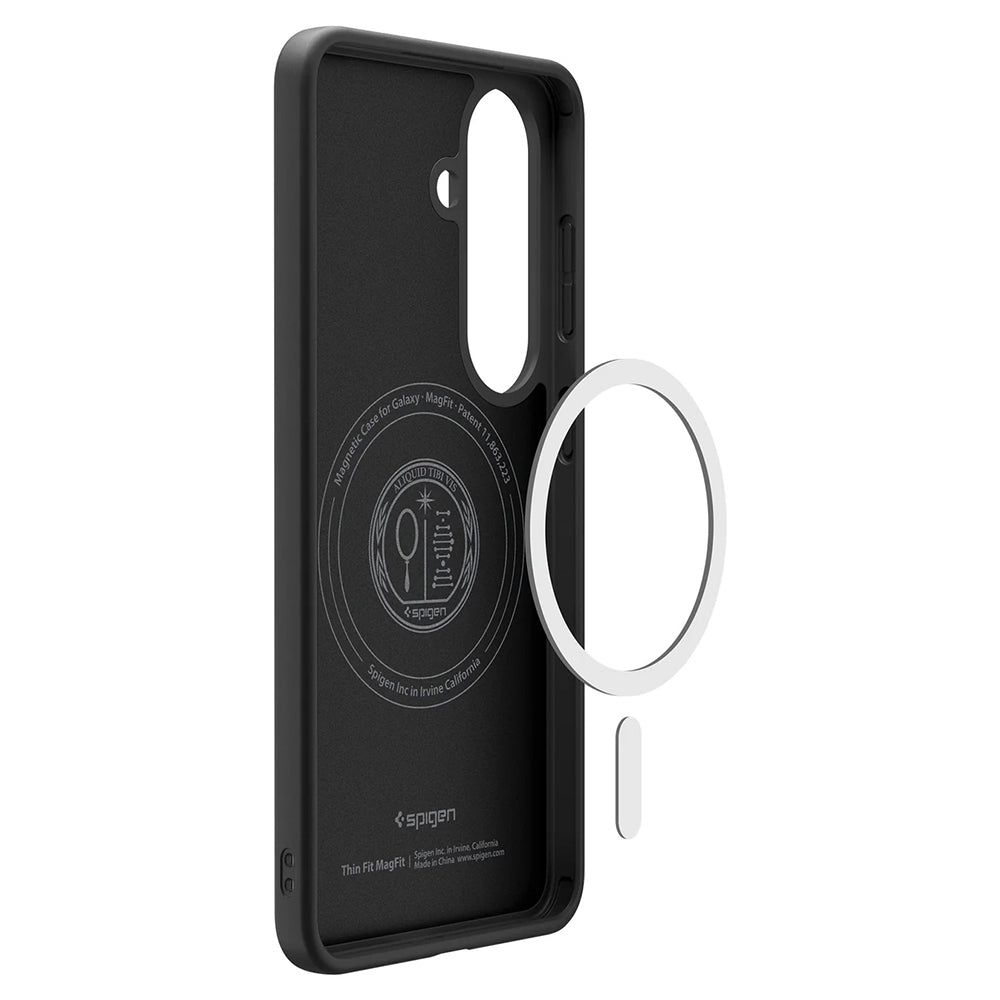 Custodia MagSafe per Samsung Galaxy S26 Plus S947, Spigen, Thin Fit, Nera ACS11395