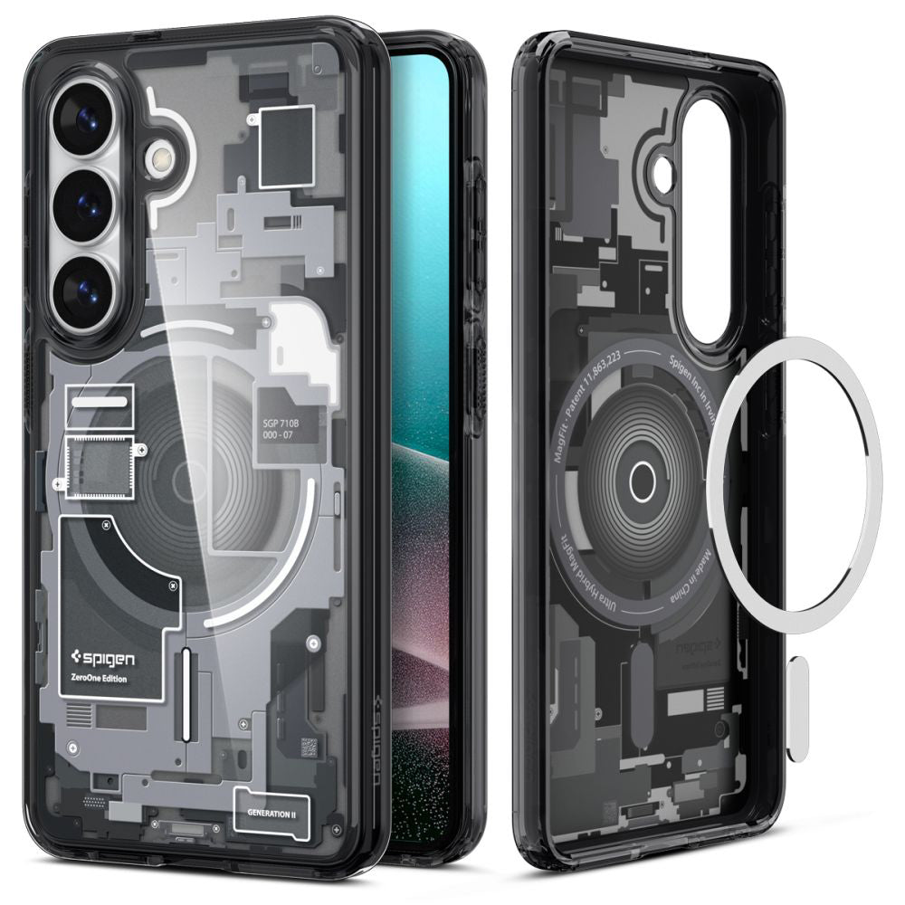 Custodia MagSafe per Samsung Galaxy S26 Plus S947, Spigen, Ultra Hybrid Zero One, Nera ACS10711