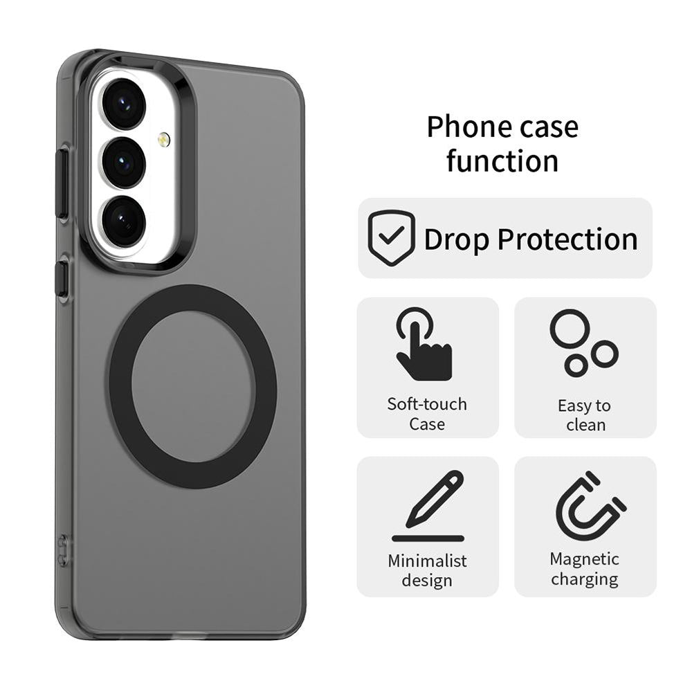 Custodia MagSafe per Samsung Galaxy S26 Plus, Techsuit, CandyCase, Nera