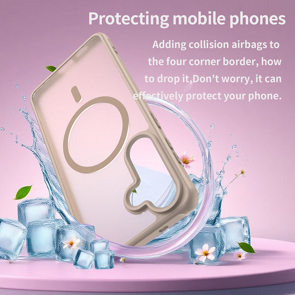 Custodia MagSafe per Samsung Galaxy S26 Plus, Techsuit, HaloFrost II, Dorata