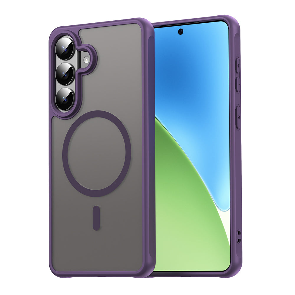 MagSafe Case for Samsung Galaxy S26 Plus, Techsuit, HaloFrost II, Purple