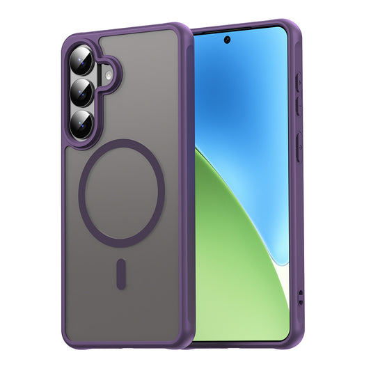 Custodia MagSafe per Samsung Galaxy S26 Plus, Techsuit, HaloFrost II, Viola