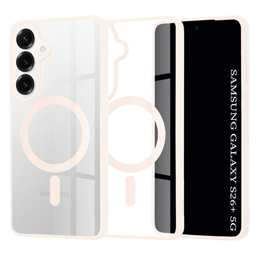 Custodia MagSafe per Samsung Galaxy S26 Plus, Techsuit, Pro, Rosa