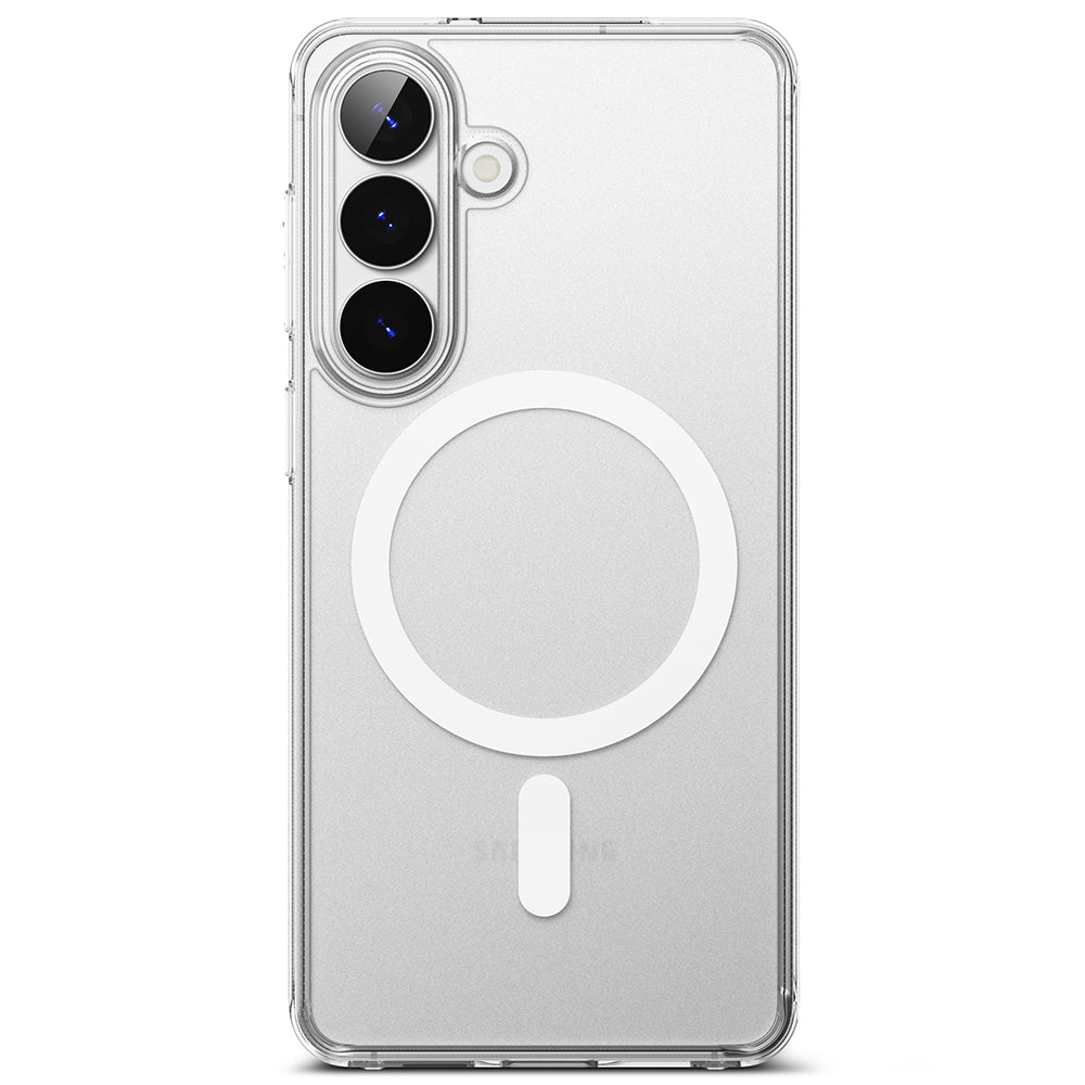 Custodia MagSafe per Samsung Galaxy S26, Ringke, Fusion, Trasparente Opaca