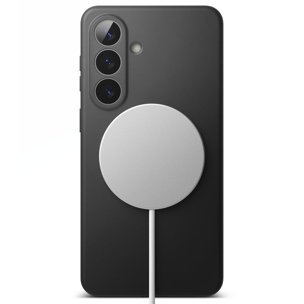 Custodia MagSafe per Samsung Galaxy S26 S942, Ringke, Silicone, Nera