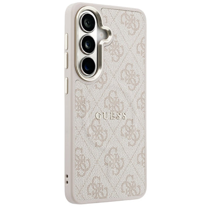Custodia MagSafe per Samsung Galaxy S26 S942, Guess, 4G Embossed Ring, Rosa