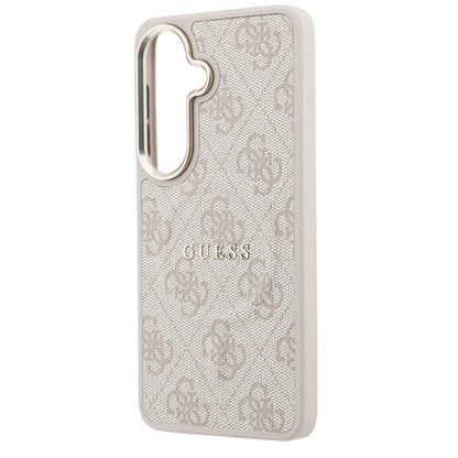 Custodia MagSafe per Samsung Galaxy S26 S942, Guess, 4G Embossed Ring, Rosa