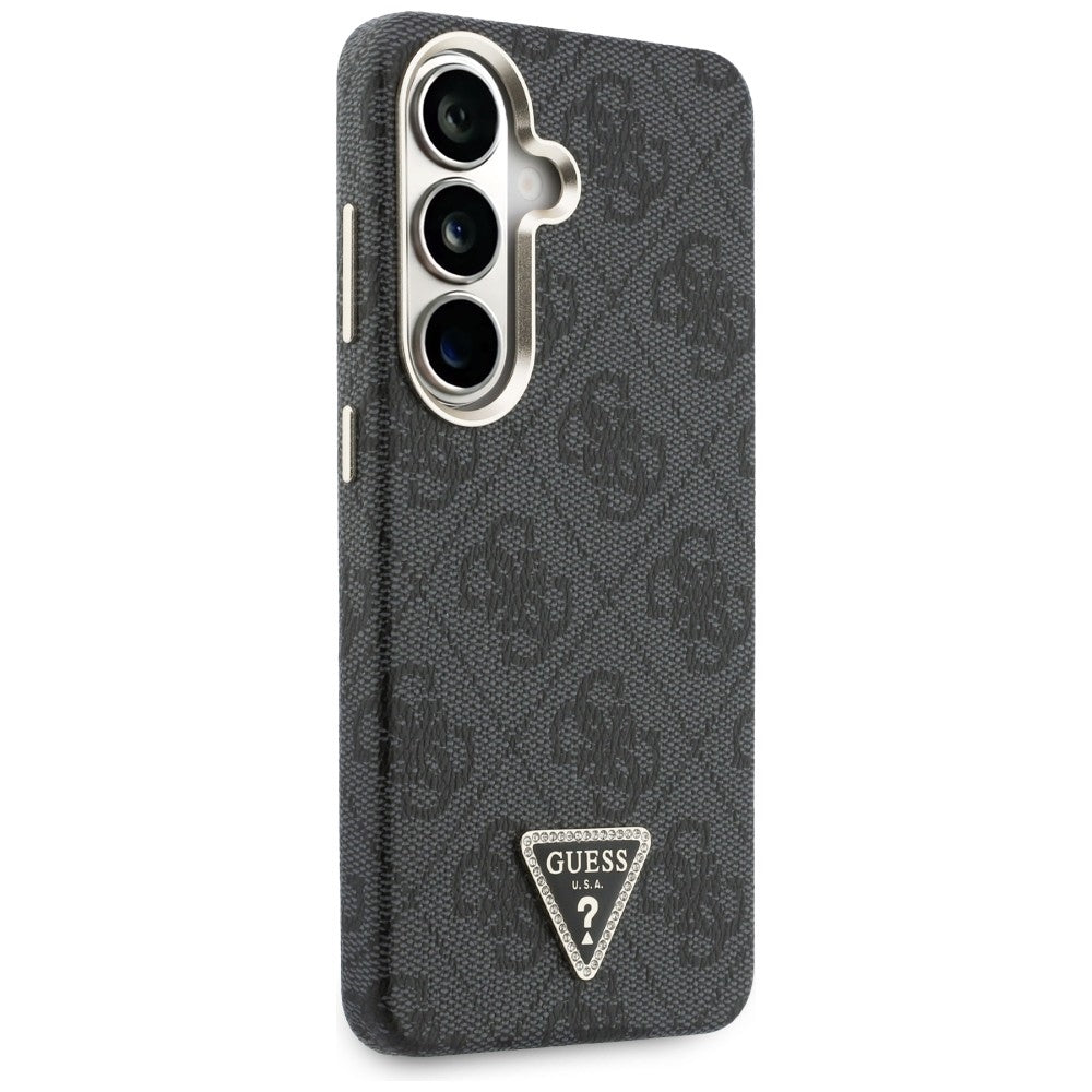 Custodia MagSafe per Samsung Galaxy S26 S942, Guess, Logo Triangolo 4G, Nera