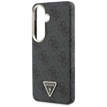 Custodia MagSafe per Samsung Galaxy S26 S942, Guess, Logo Triangolo 4G, Nera