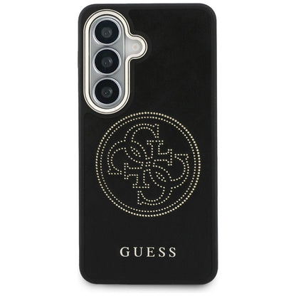 MagSafe Case for Samsung Galaxy S26 S942, Guess, Perforated Logo, Black