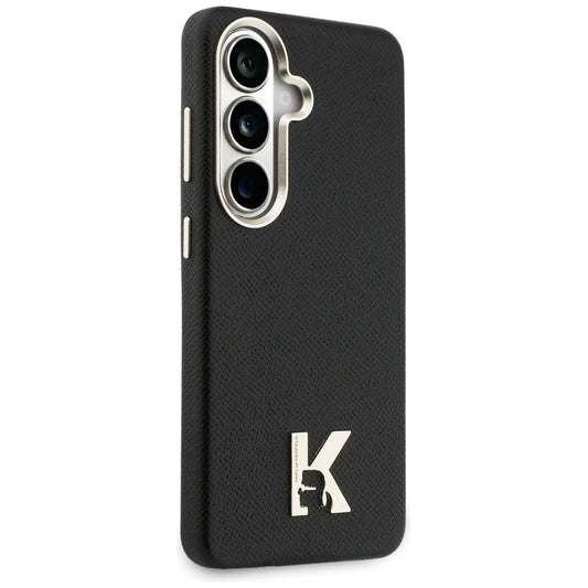 Custodia MagSafe per Samsung Galaxy S26 S942, Karl Lagerfeld, Karl Head Logo, Nera