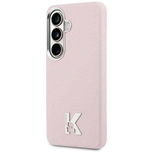 Custodia MagSafe per Samsung Galaxy S26 S942, Karl Lagerfeld, Karl Head Logo, Rosa