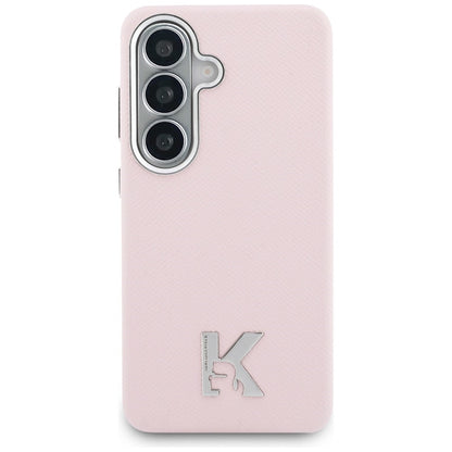 Custodia MagSafe per Samsung Galaxy S26 S942, Karl Lagerfeld, Karl Head Logo, Rosa