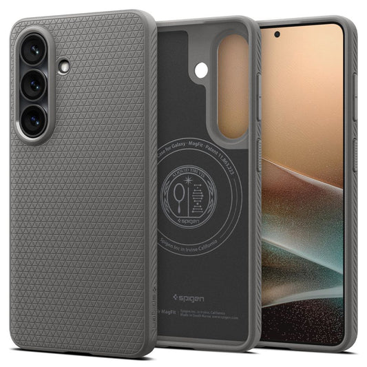 Custodia MagSafe per Samsung Galaxy S26 S942, Spigen, Liquid Air, Grigio ACS10731