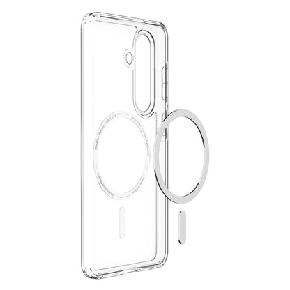 Custodia MagSafe per Samsung Galaxy S26 S942, Spigen, Ultra Hybrid, Trasparente Bianca ACS10734