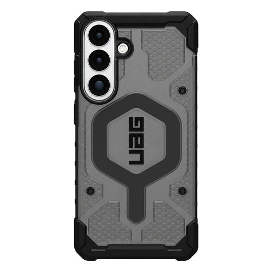 Custodia MagSafe per Samsung Galaxy S26 S942, Urban Armor Gear, Pathfinder Clear, Grigio