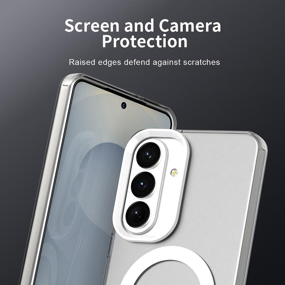 MagSafe Case for Samsung Galaxy S26, Techsuit, CandyCase, White