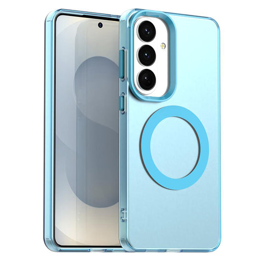 Custodia MagSafe per Samsung Galaxy S26, Techsuit, CandyCase, Blu