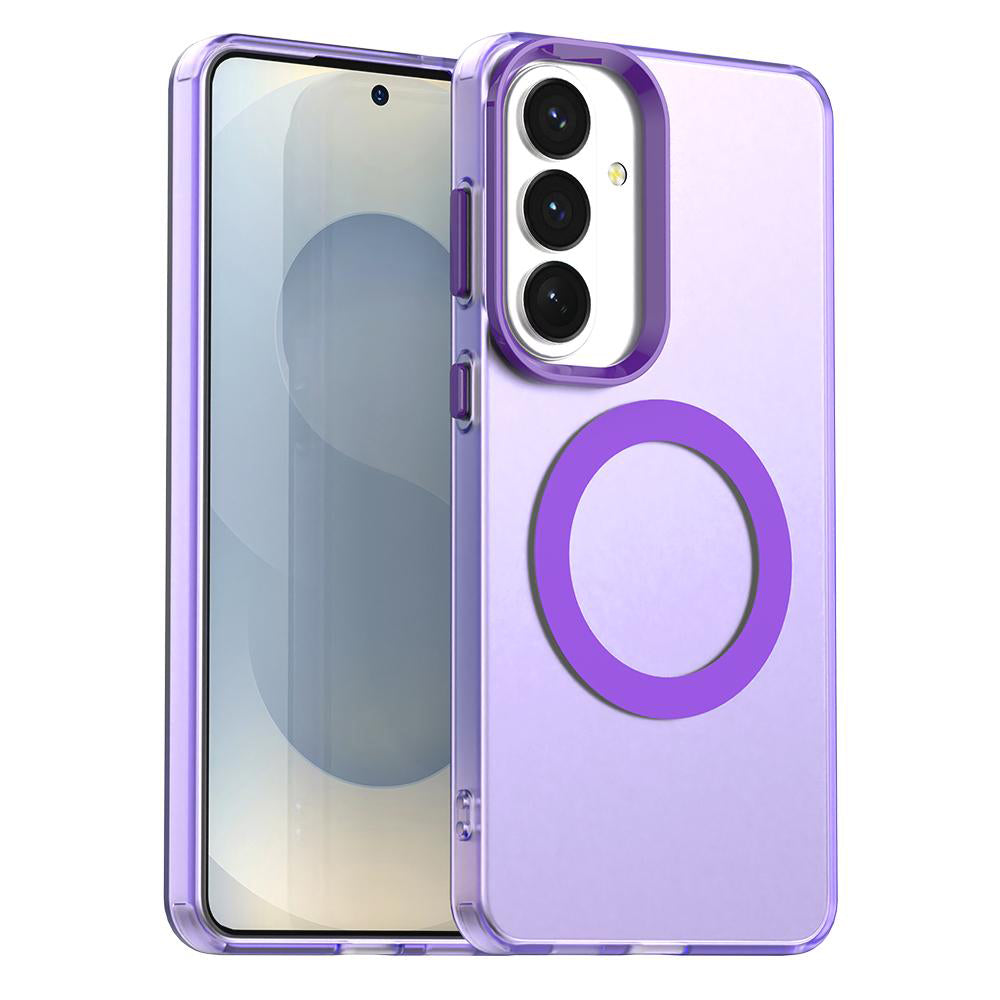 Custodia MagSafe per Samsung Galaxy S26, Techsuit, CandyCase, Viola