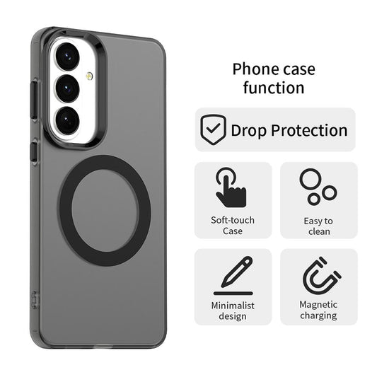 Custodia MagSafe per Samsung Galaxy S26, Techsuit, CandyCase, Nera