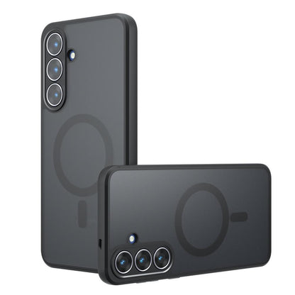 Custodia MagSafe per Samsung Galaxy S26, Techsuit, PureFrost, Nera Satinata