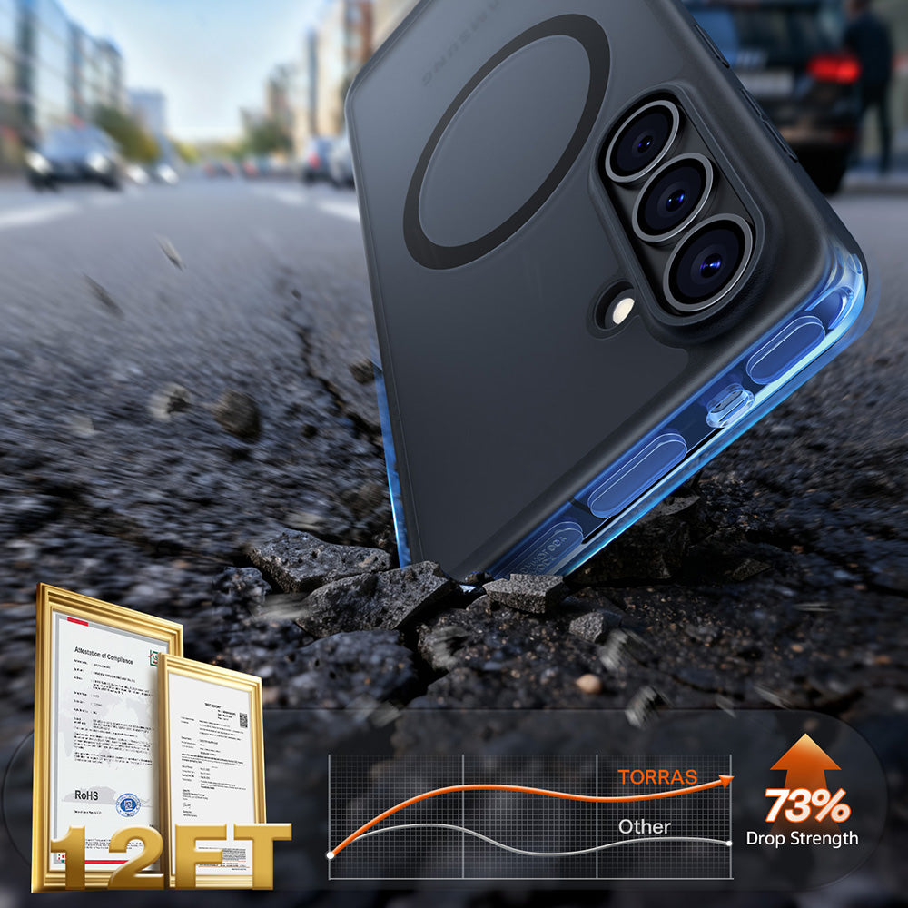 Custodia MagSafe per Samsung Galaxy S26, Torras, Guardian, Nera