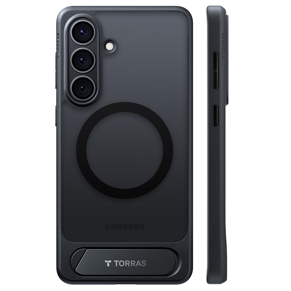 Custodia MagSafe per Samsung Galaxy S26, Torras, Pstand, Nera