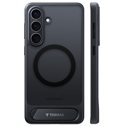 Custodia MagSafe per Samsung Galaxy S26, Torras, Pstand, Nera