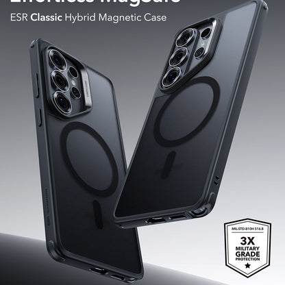 MagSafe Case for Samsung Galaxy S26 Ultra, ESR, Classic Hybrid, Satin Black