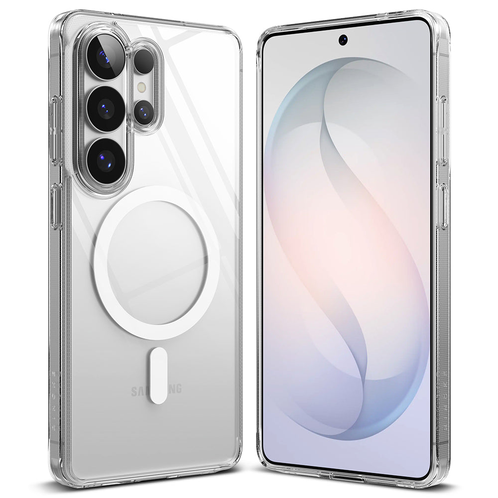 Custodia MagSafe per Samsung Galaxy S26 Ultra, Ringke, Fusion, Trasparente