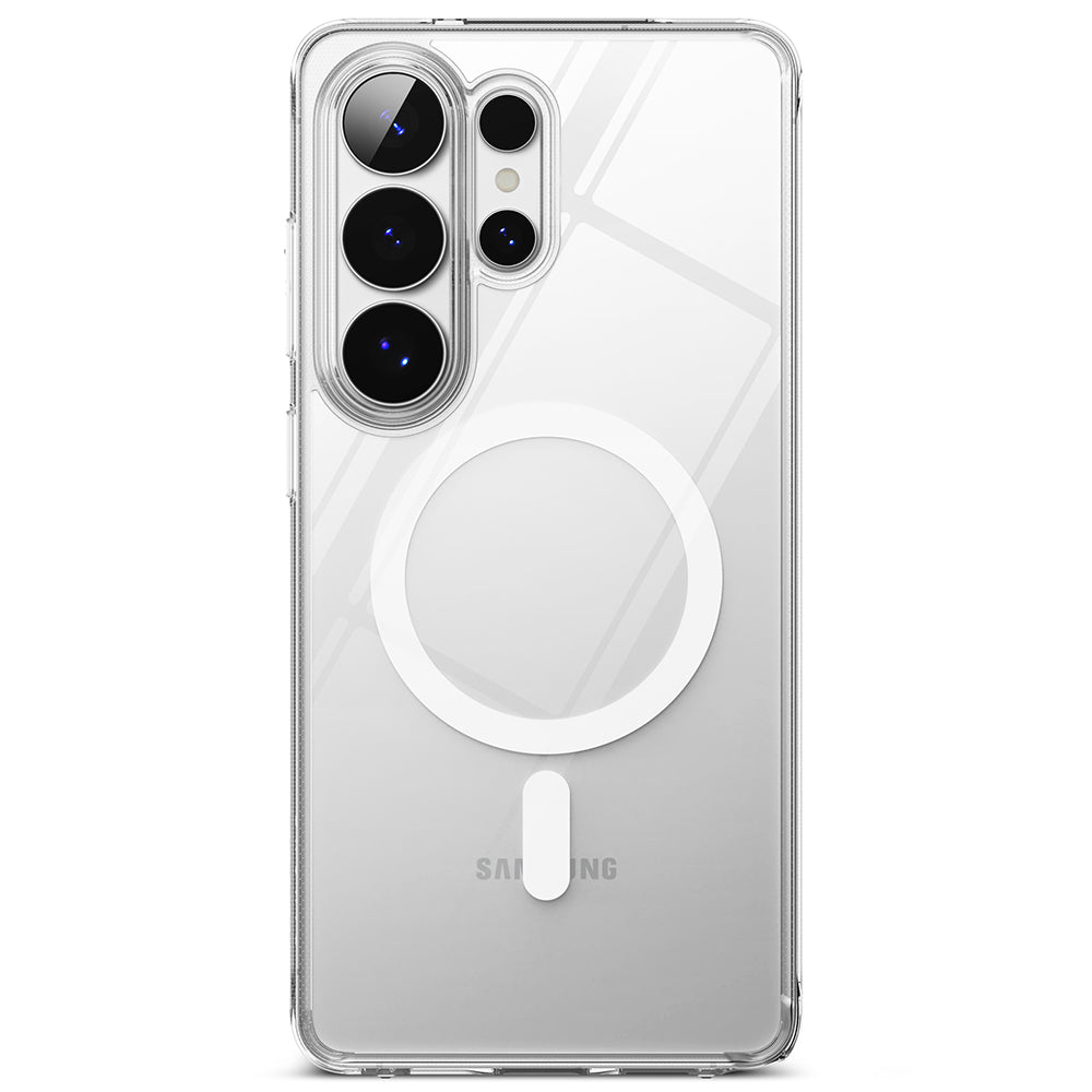 Custodia MagSafe per Samsung Galaxy S26 Ultra, Ringke, Fusion, Trasparente